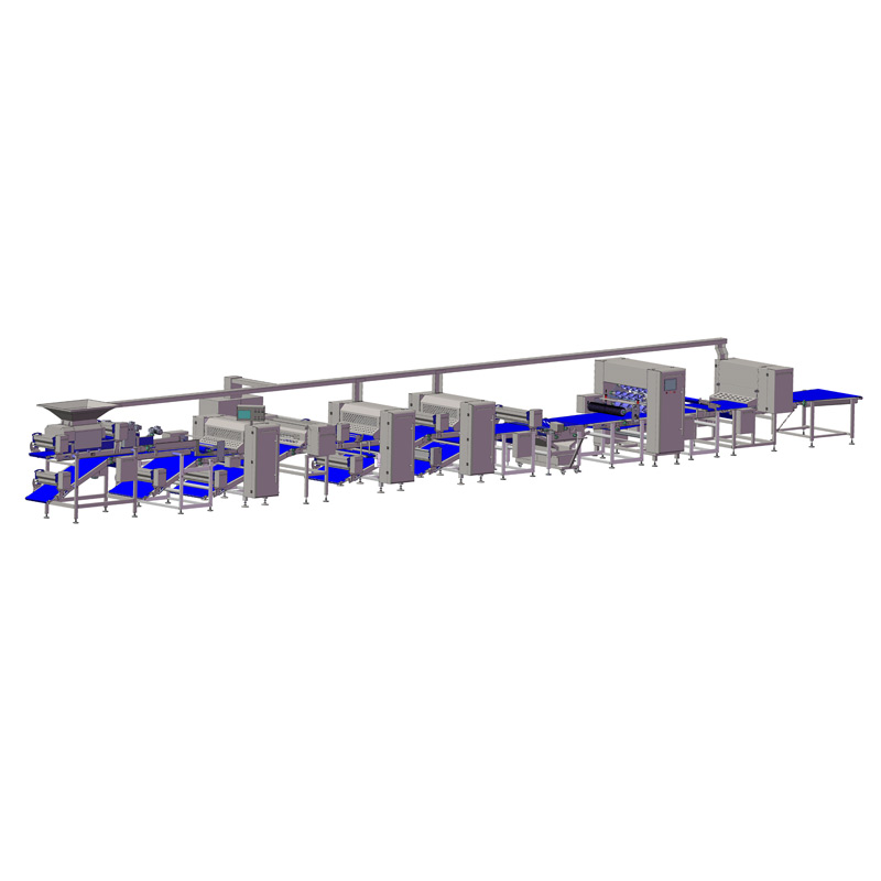 Pizza forming line
