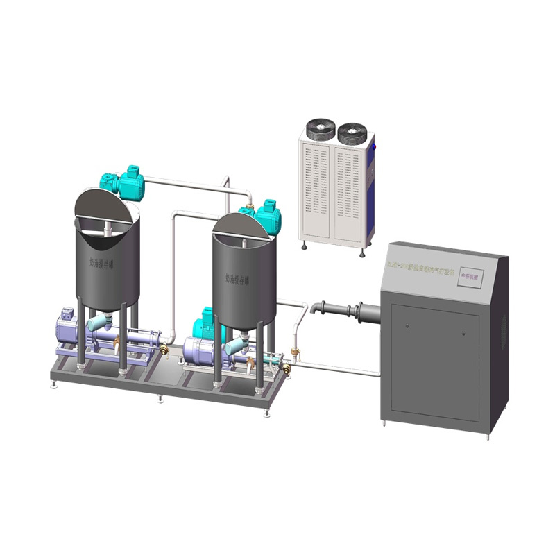 automatic Cream aeration system line