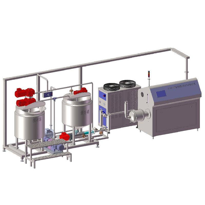 Cake batter aeration system